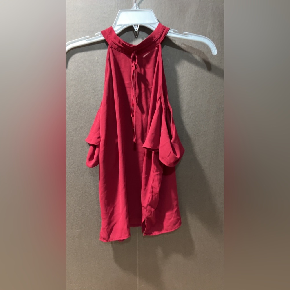 Red blouse